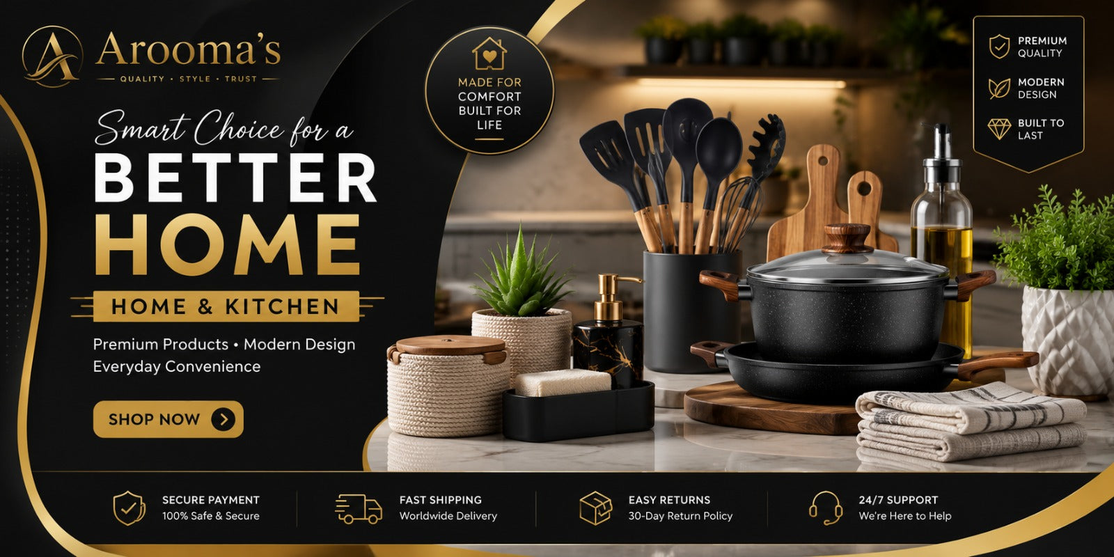 Elevate Your Home with Premium Home & Kitchen Essentials